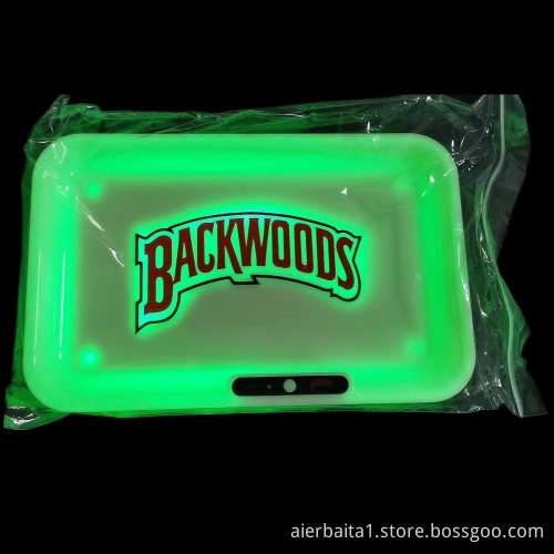 Bar Plastic Glowing Rechargeable LED Vapers Tray Used